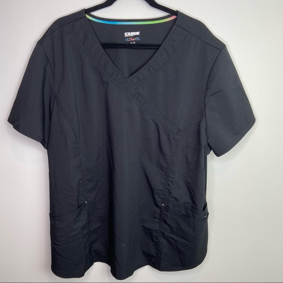 Scrubstar Tops - ScrubStar Black scrubs size 3XL